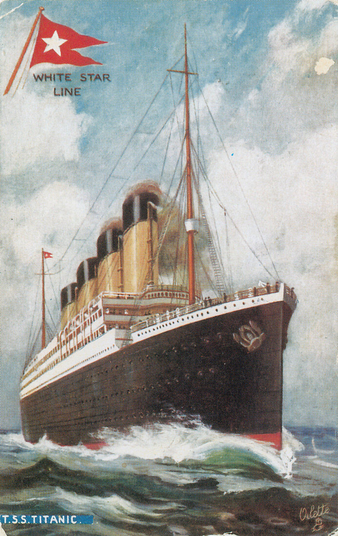 Painting of the Titanic