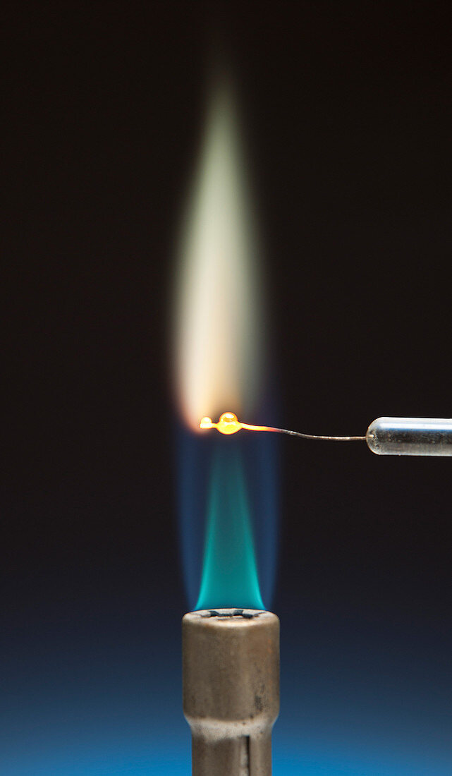 Flame Test - Antimony