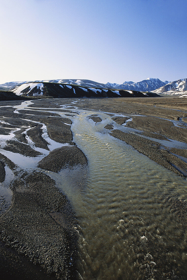 Braided River in Alaska