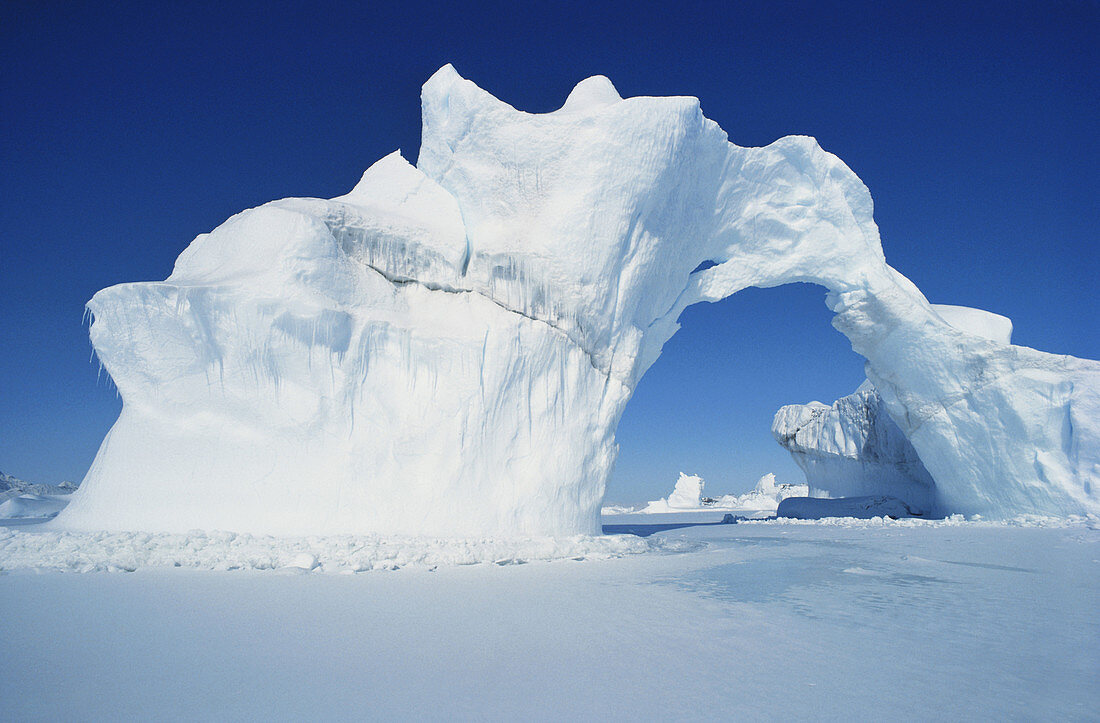 Arch in Sea Ice,Greenland