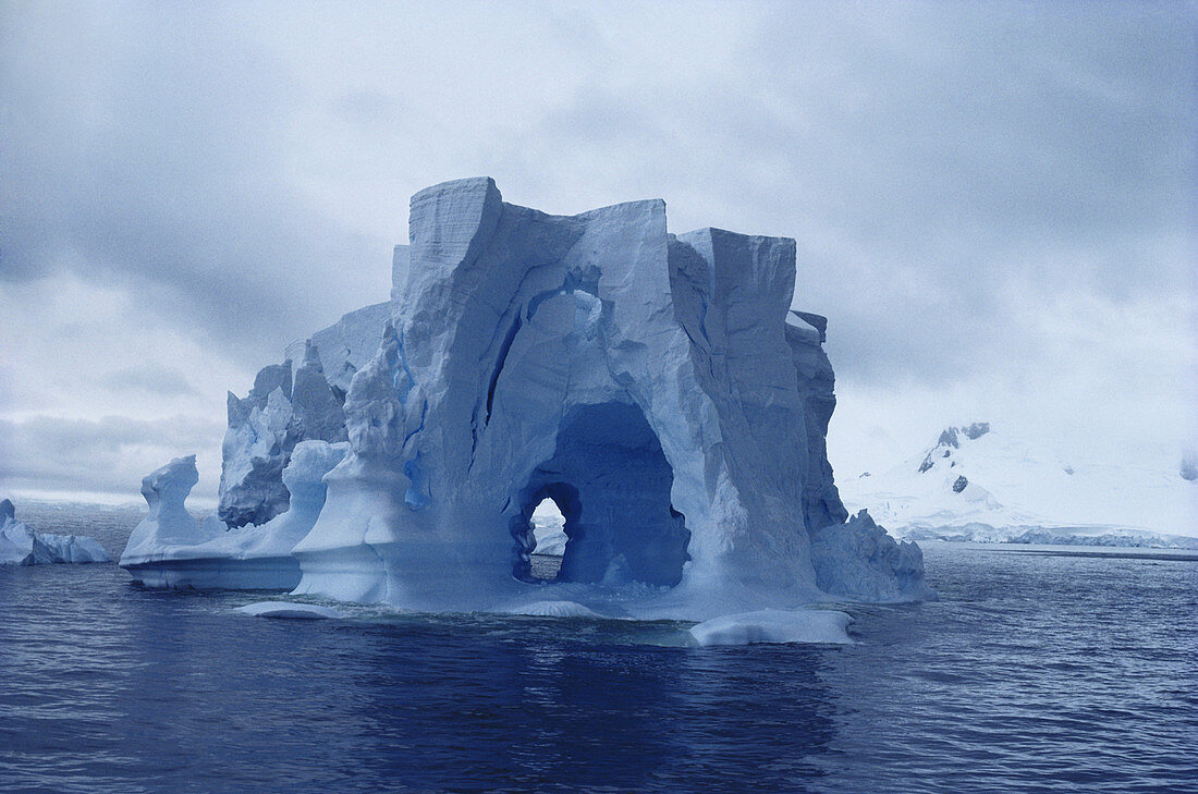 Eroded Iceberg,Antarctica