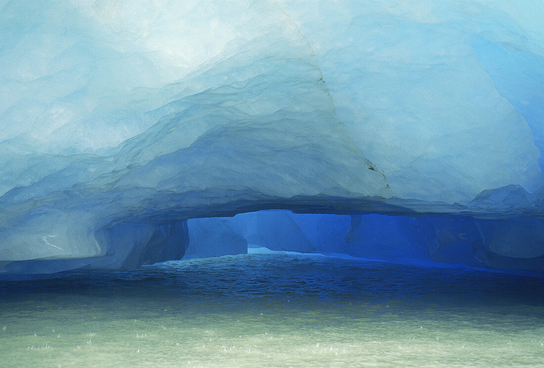Ice Cave in Iceberg