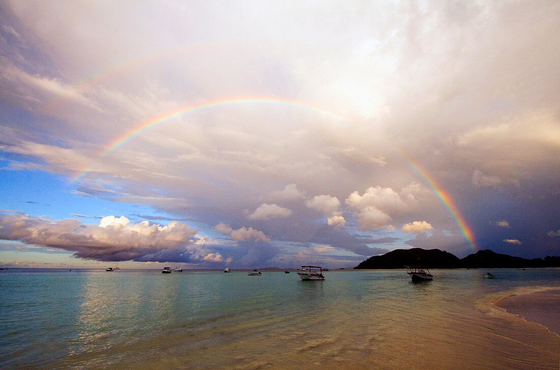 Rainbow in the Seychelles