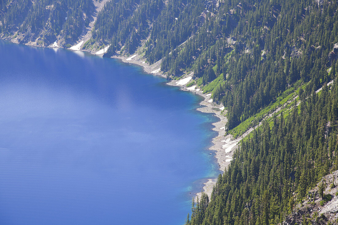 Crater Lake and Fir Lined Slopes