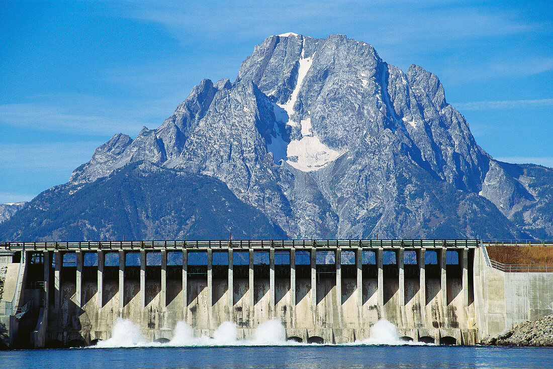 Jackson Lake Dam,Wyoming,USA
