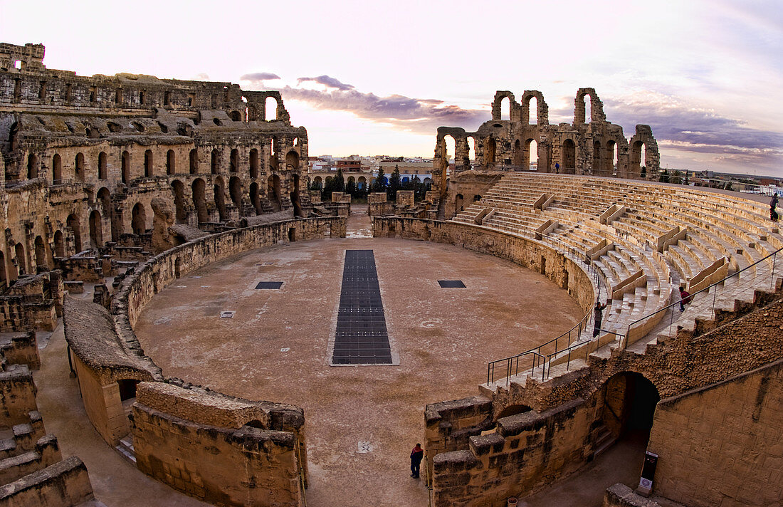 Inside El Jem Roman Amphitheatre,Tunisia
