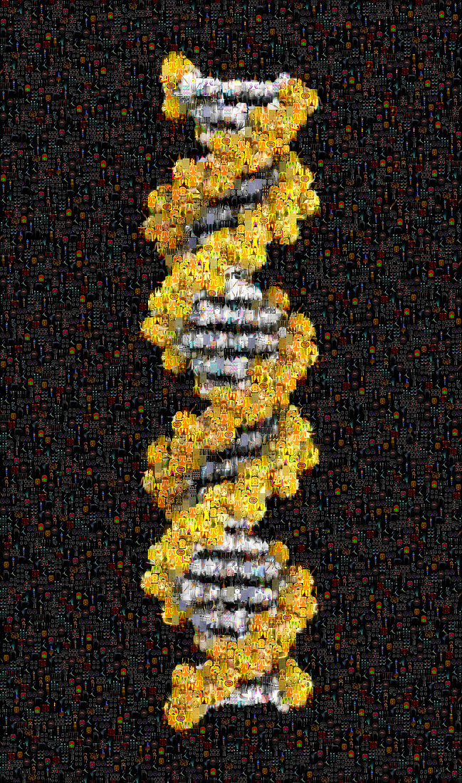 Mosaic of DNA Strand