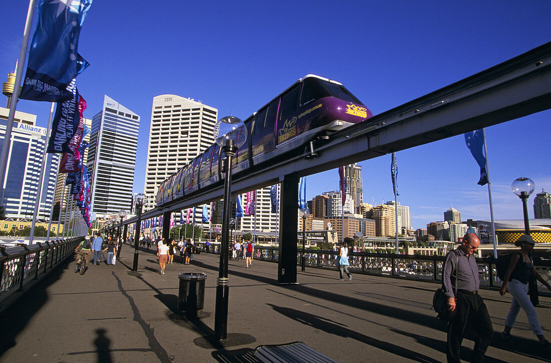 Darling Harbour Bridge and Monorail