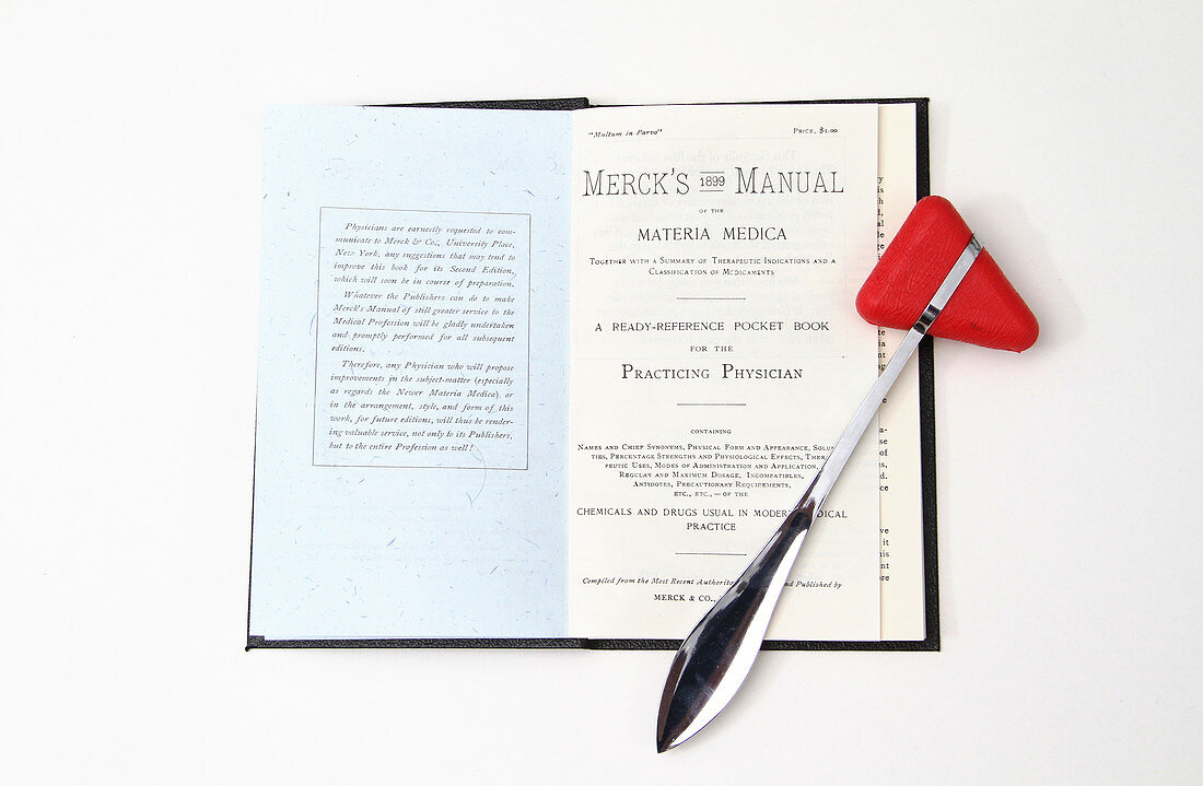 1899 Merck's Manual and Medical Equipment