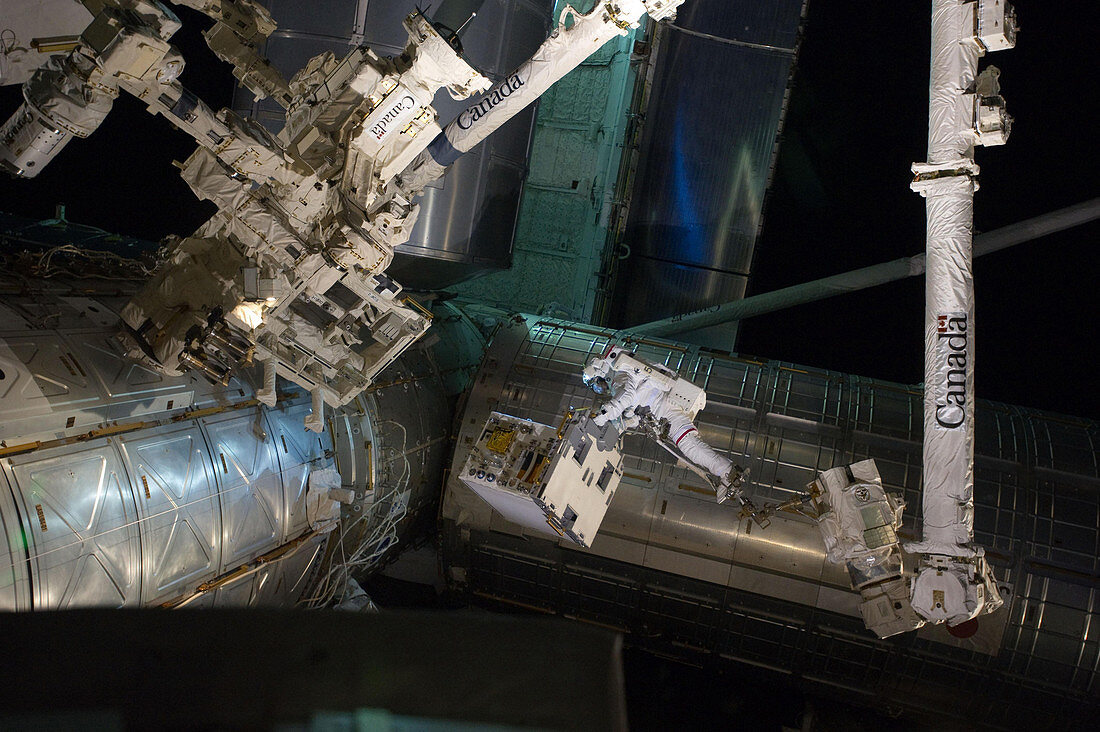 Spacewalk on ISS