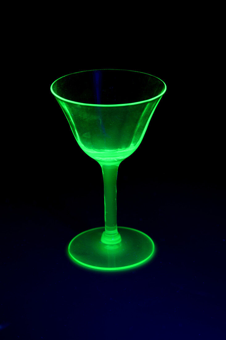 Vaseline glass,ultraviolet light