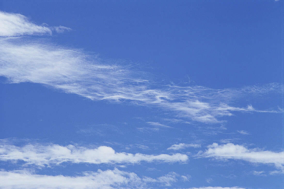 Cirrocumulus,Fibrates and Floccus Clouds