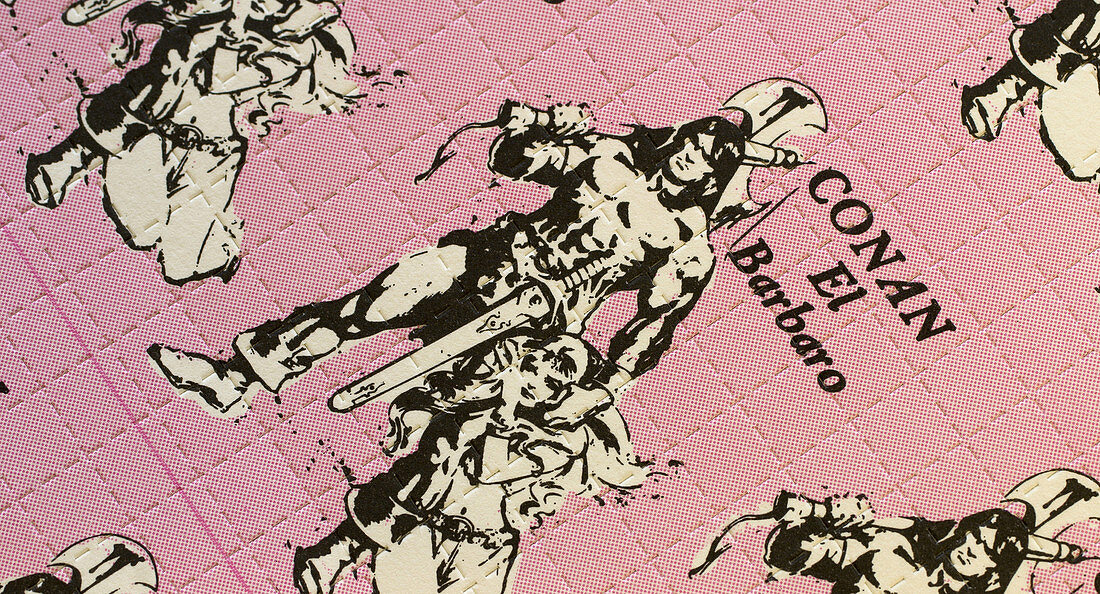 Sheet of Conan El Barbero Blotter Acid
