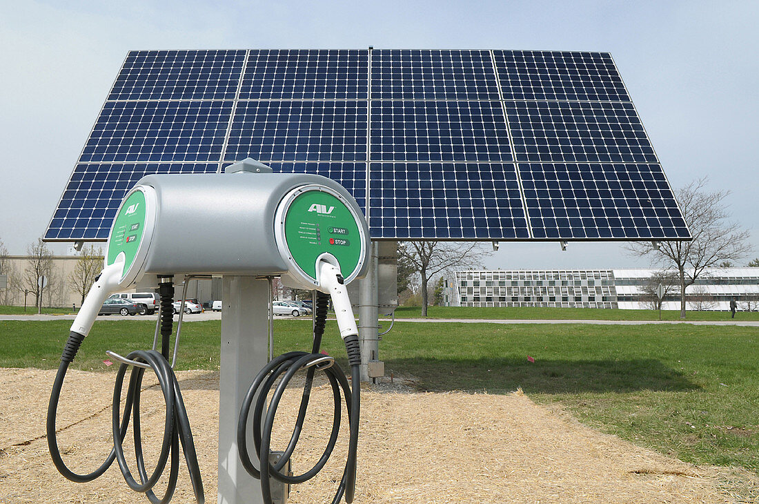 Solar-Powered Charging Station