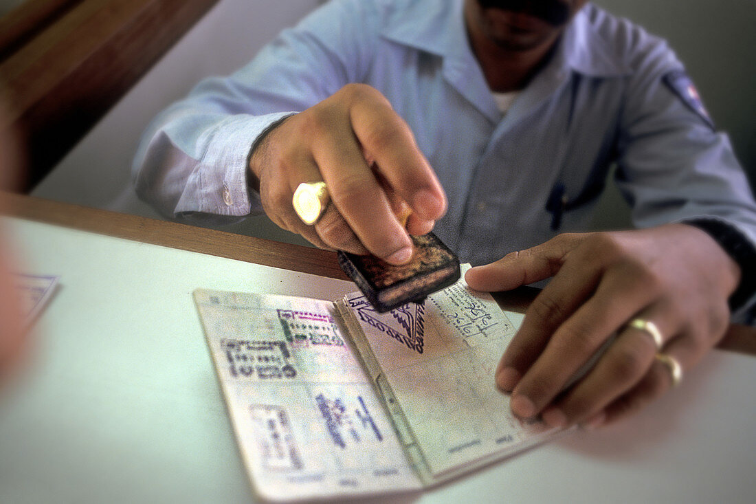 Customs Stamping Passport