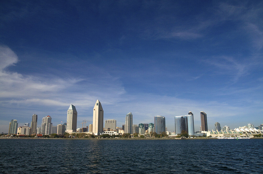 Cityscape and Harbour at San Diego