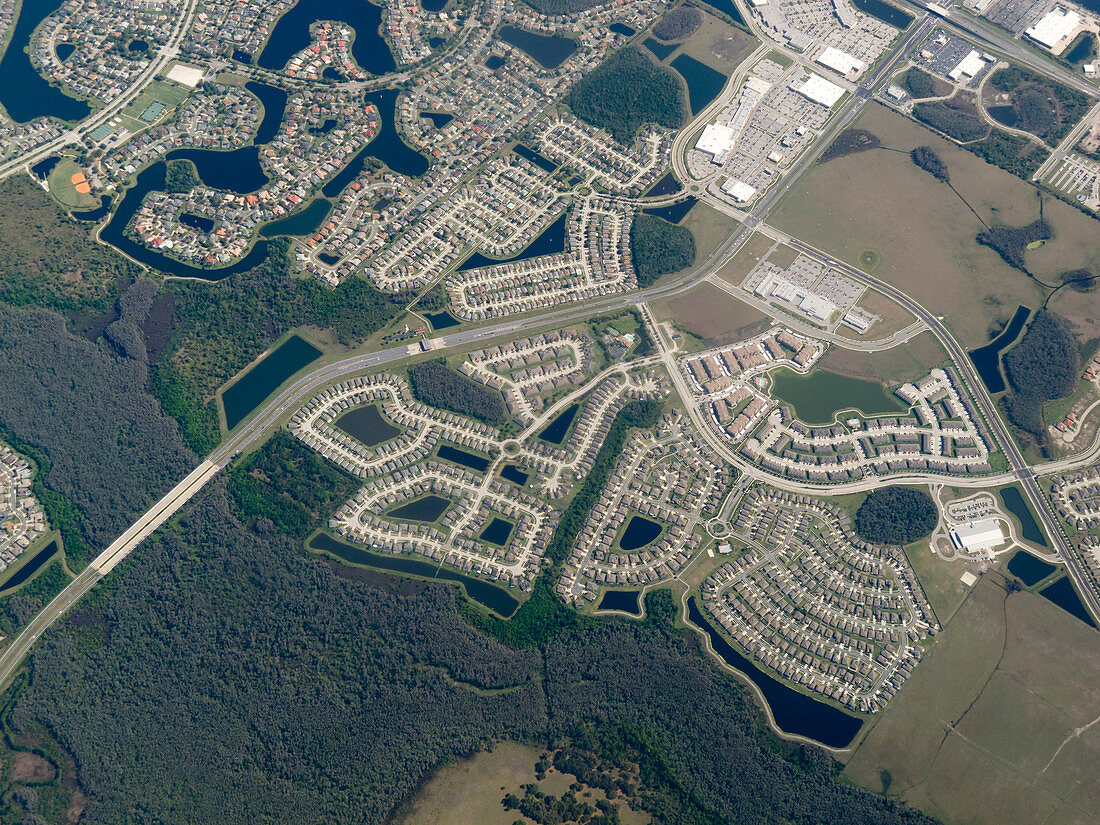 Housing Development Near Wetland,Florida