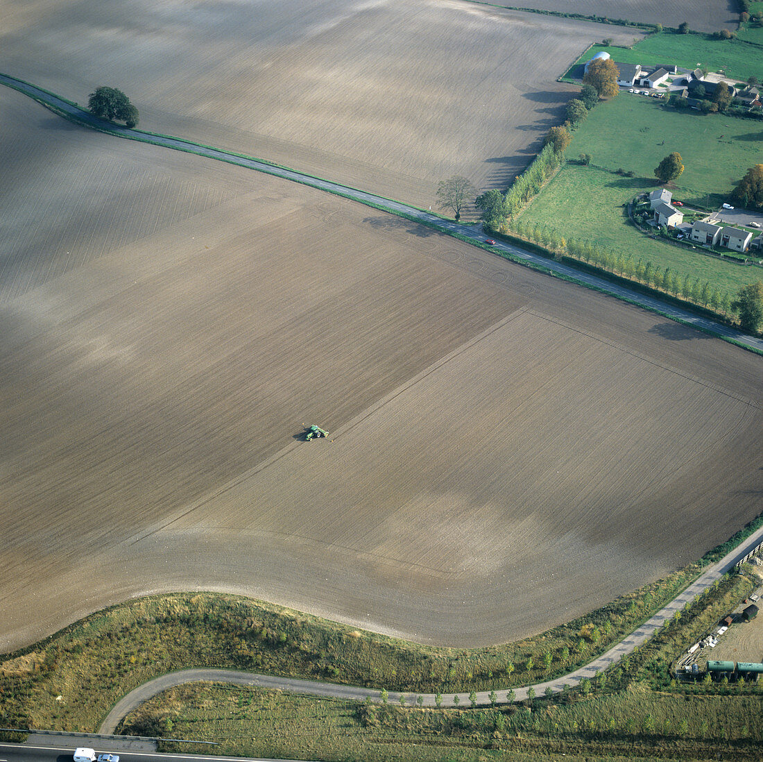 Aerial Photograph of Farmland