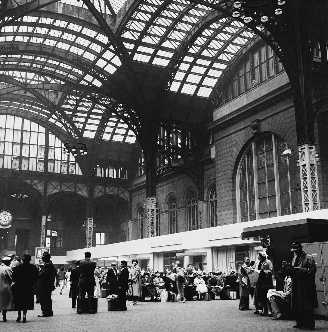 Penn Station,NYC,1954