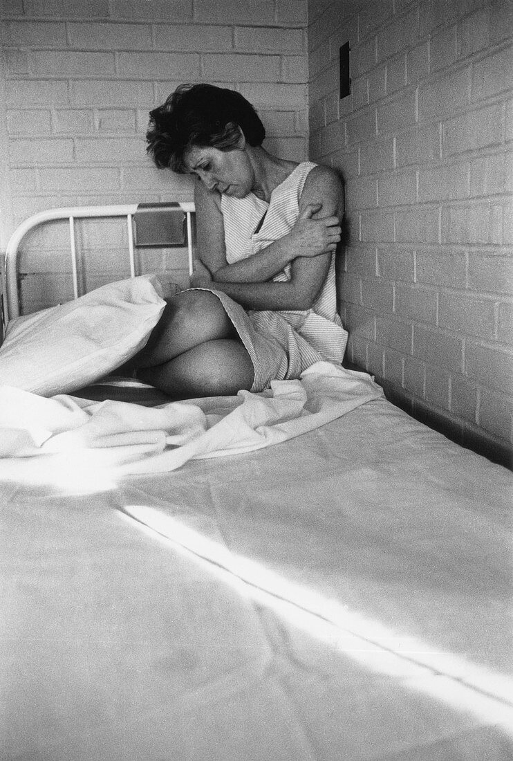 Woman in Mental Institution