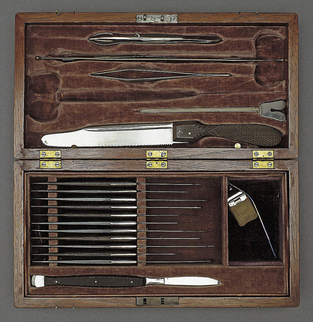 Lincoln Autopsy Kit,1865