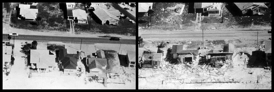 Before and After Hurricane Eloise (1975)