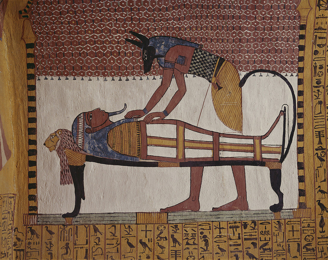 Anubis Preparing Mummy