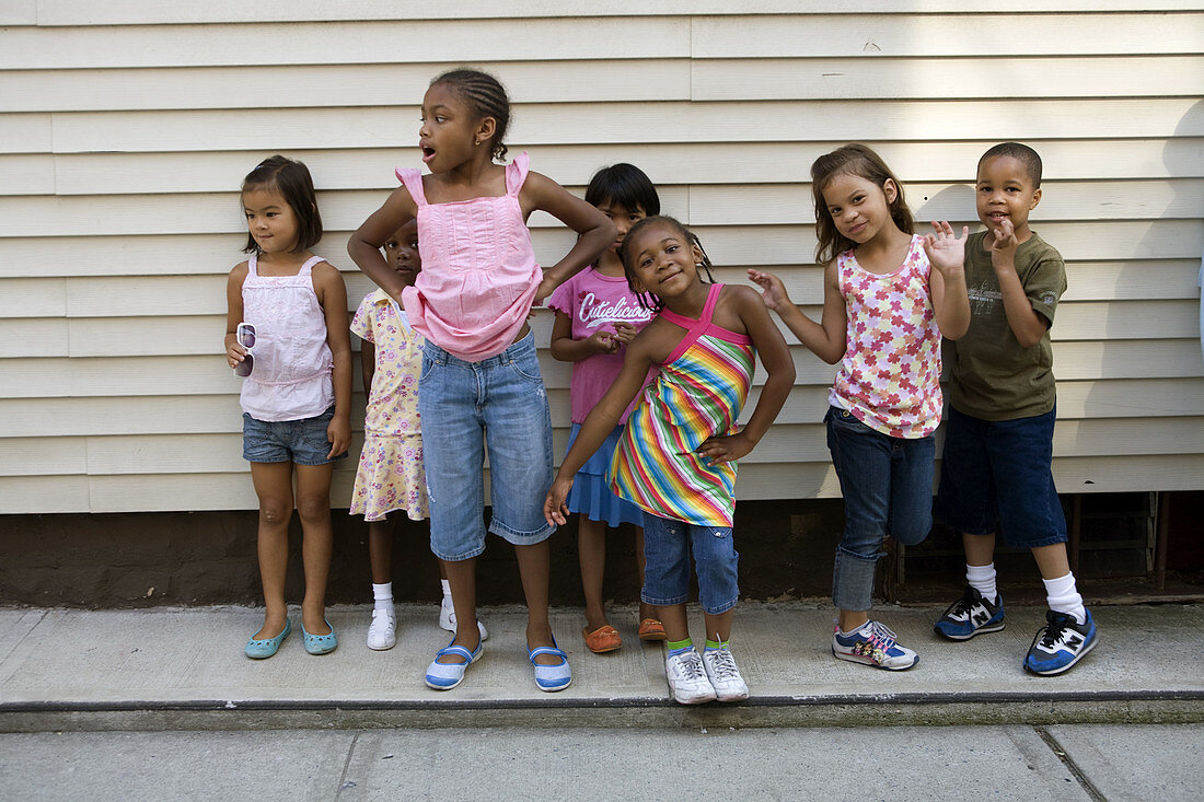 Pre-schoolers in Brooklyn