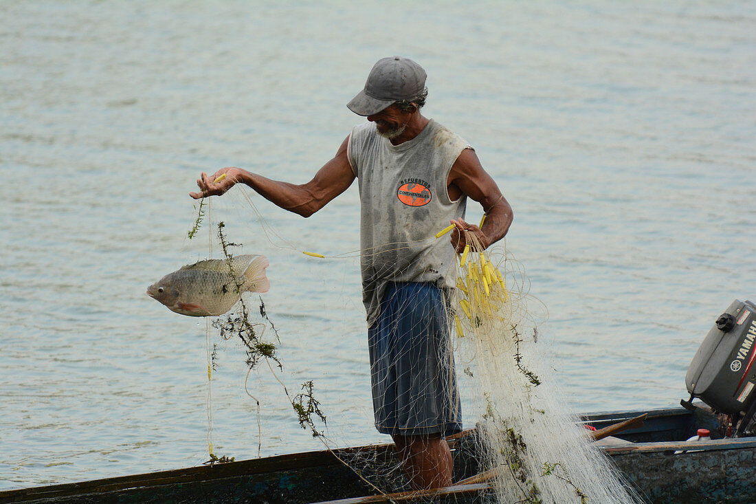 Fisherman in Panama