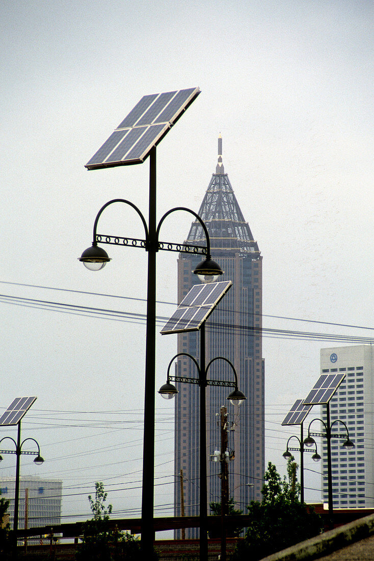 Solar-powered Street Lights