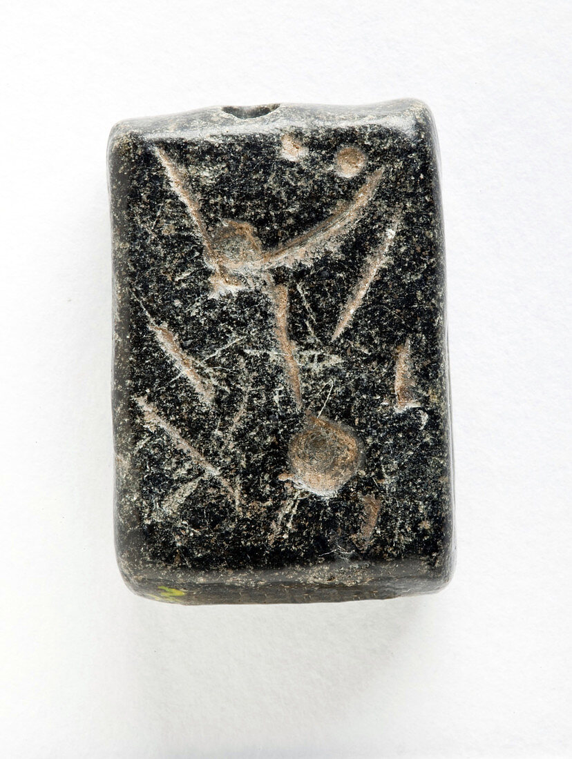 Black Serpentine Amulet,4th Century BC