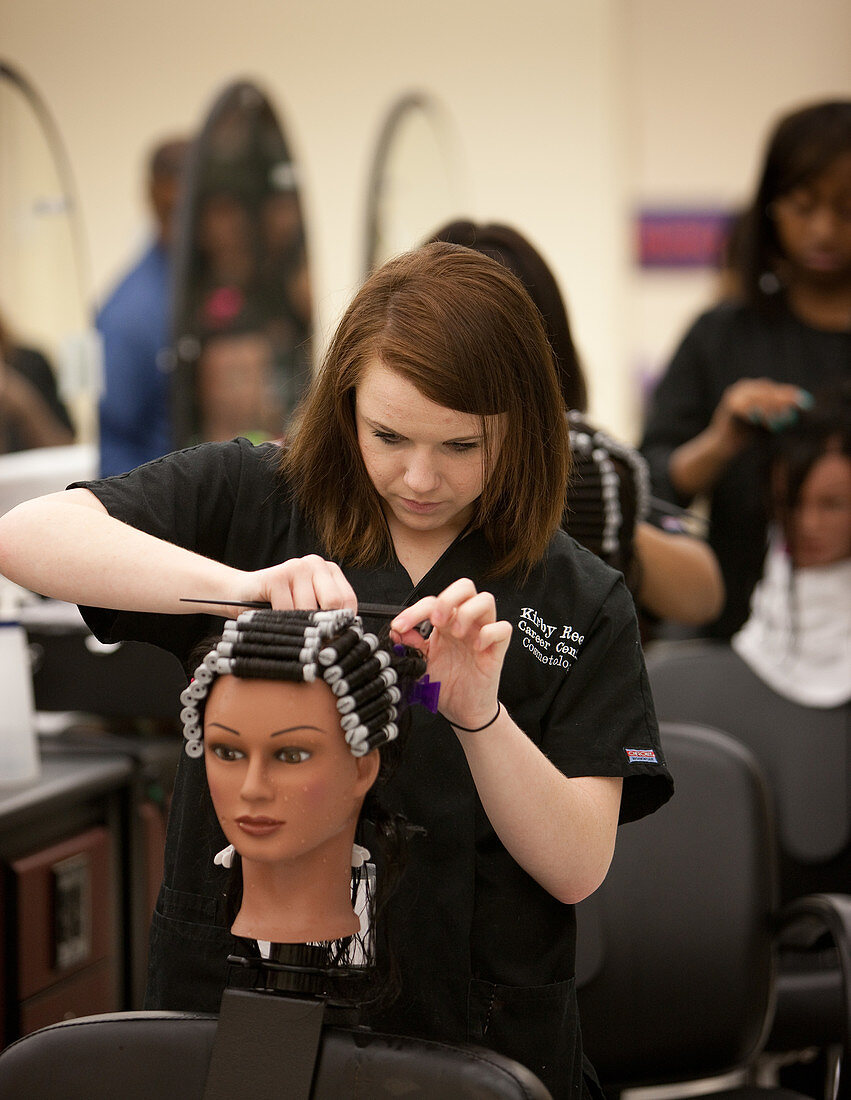 Cosmetology Class at Career Centre