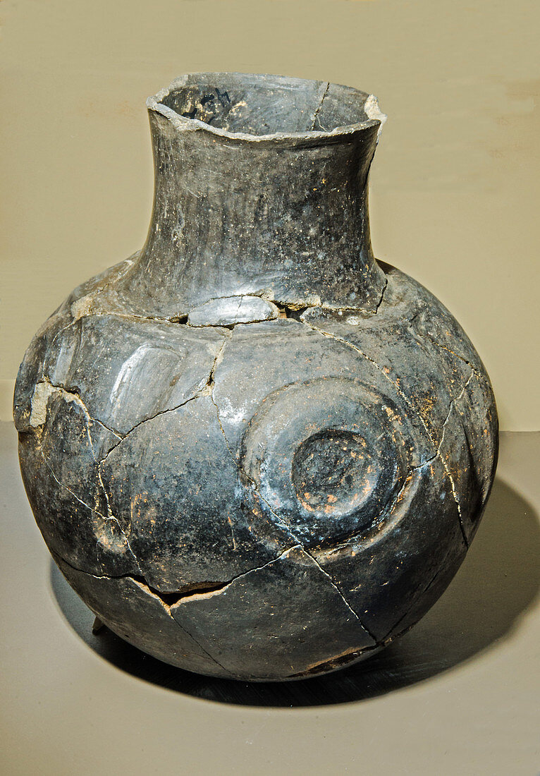 Etowh Indian Water Jar Pottery