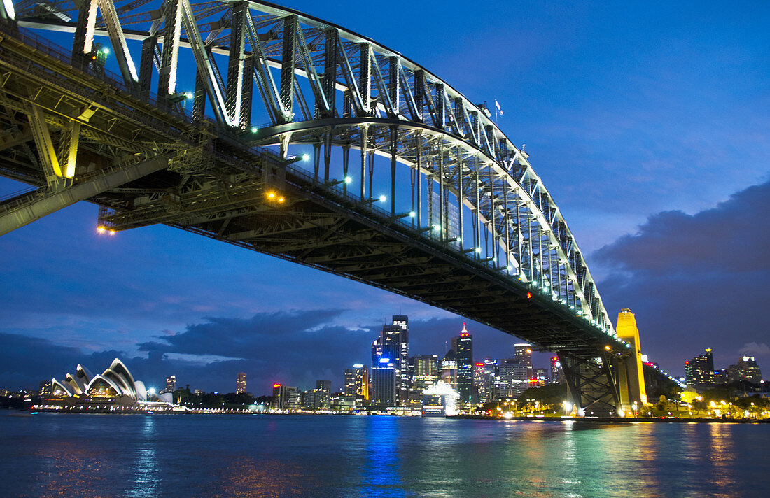 Harbour Bridge and Opera House,Sydney
