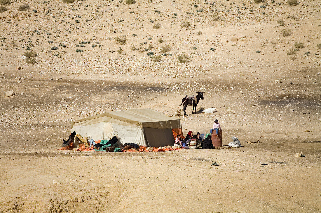 Bedouin Tent,Beidha,Jordan
