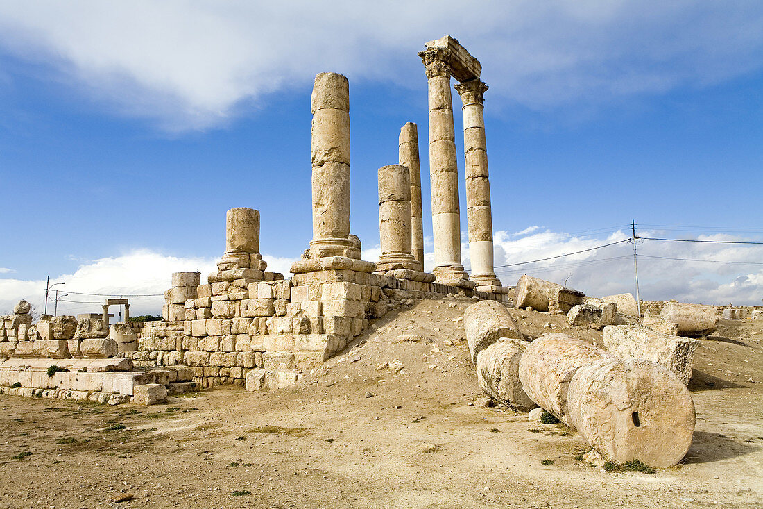 Hercules Temple,Amman Citadel,Jordan