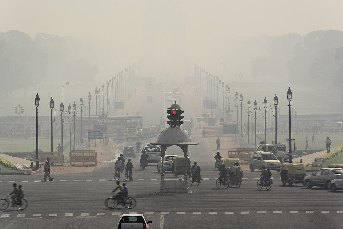 Air pollution,New Delhi,India