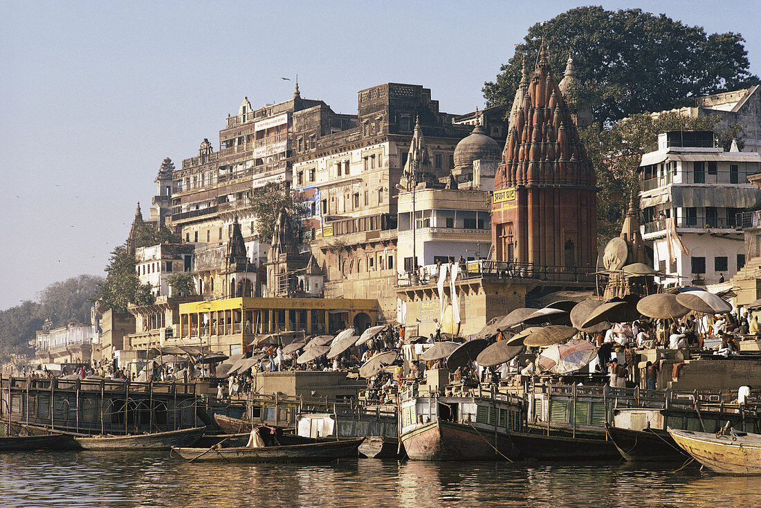 Bank of Ganges,Varanasi,Benares,India
