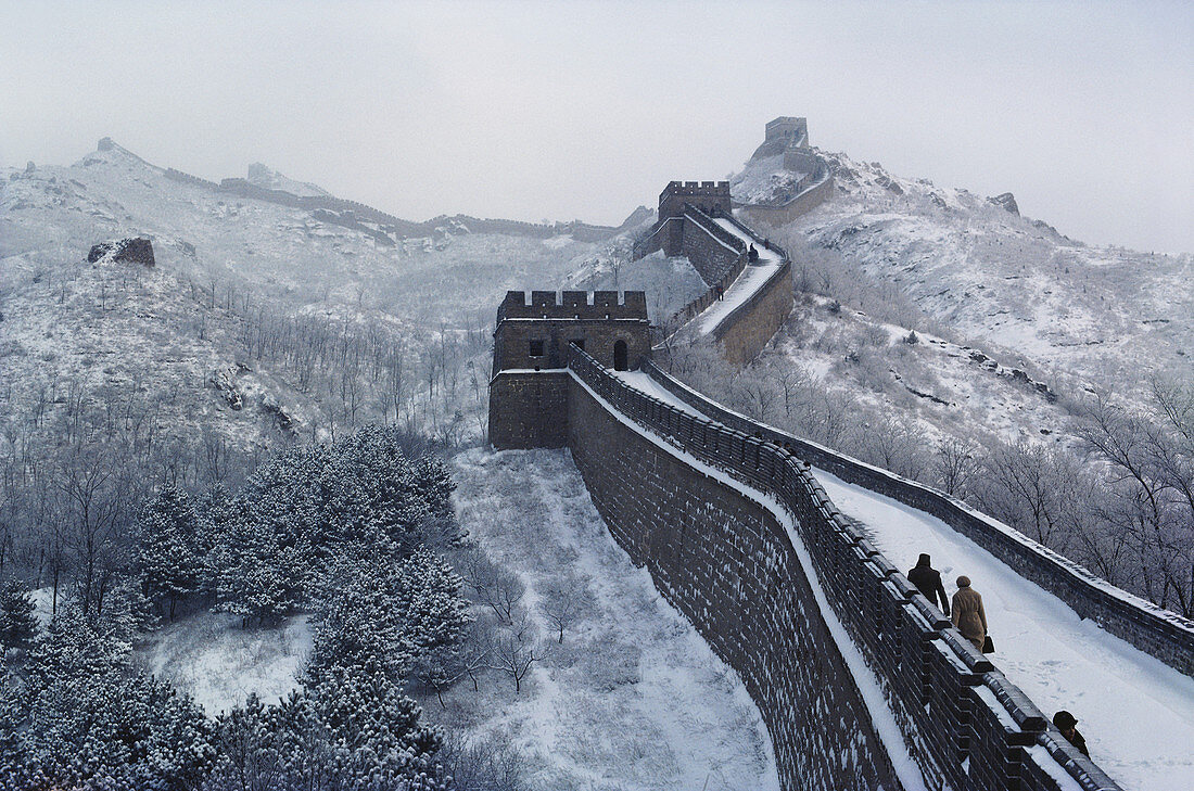 The Great Wall of China in Winter