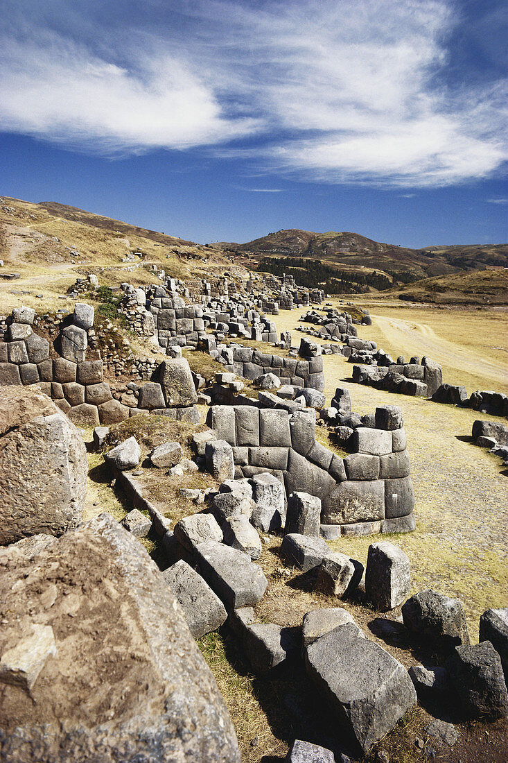 Sacsayhuaman Ruins near Cusco,Peru
