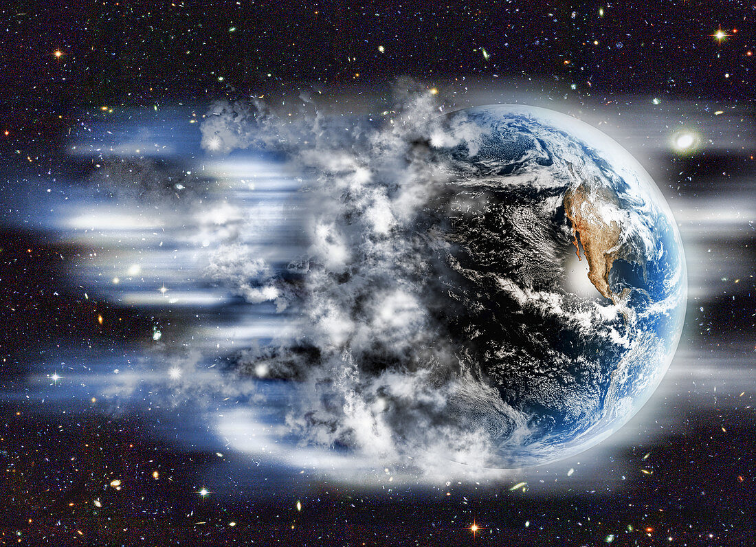 Earth and Cloudburst,illustration