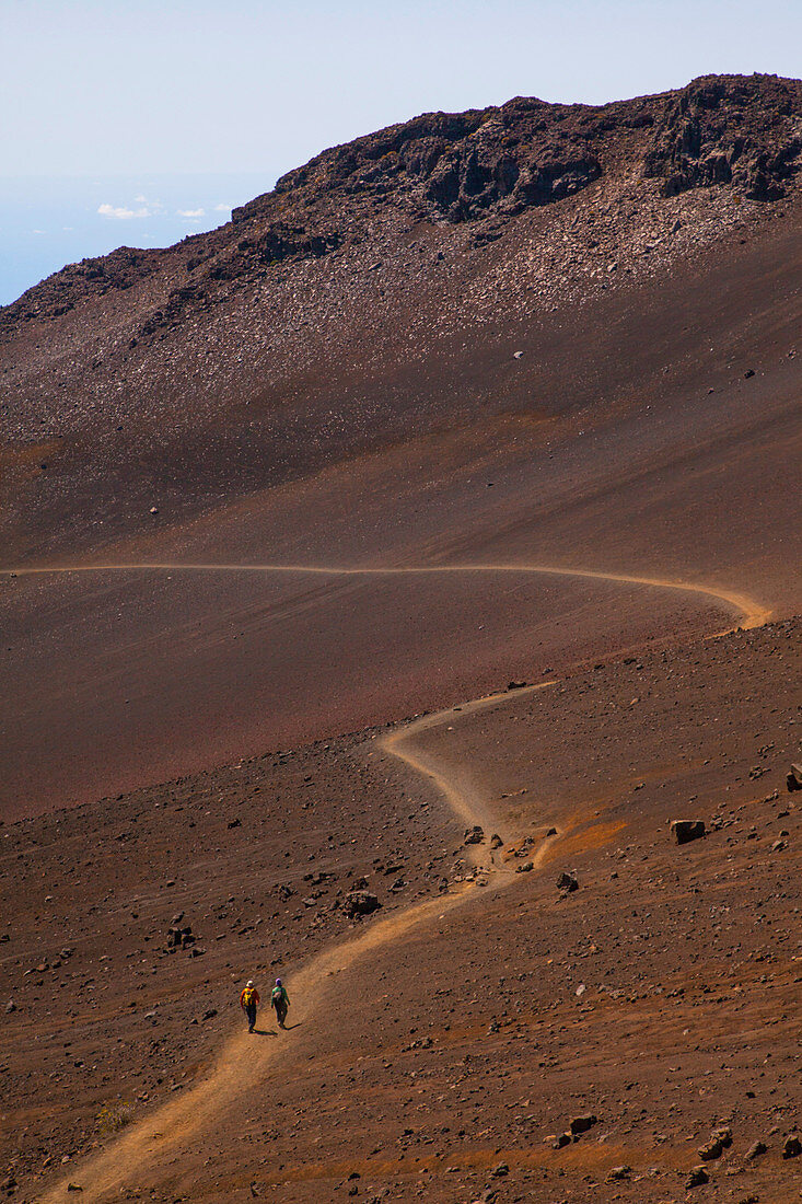 Hikers in Maui,Hawaii