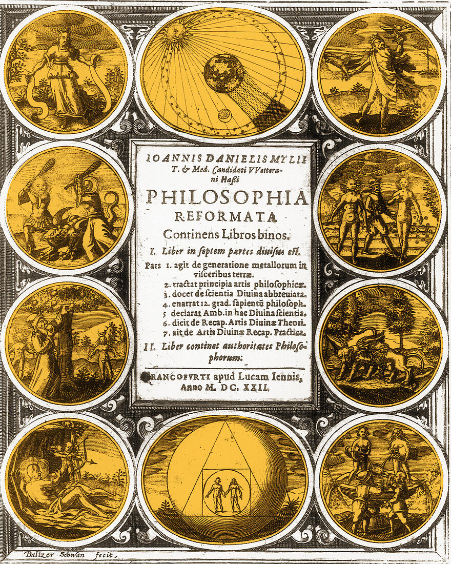 Frontispiece of Alchemical Treatise