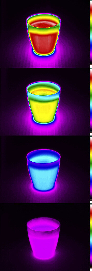 Thermograms of Hot Water Cooling