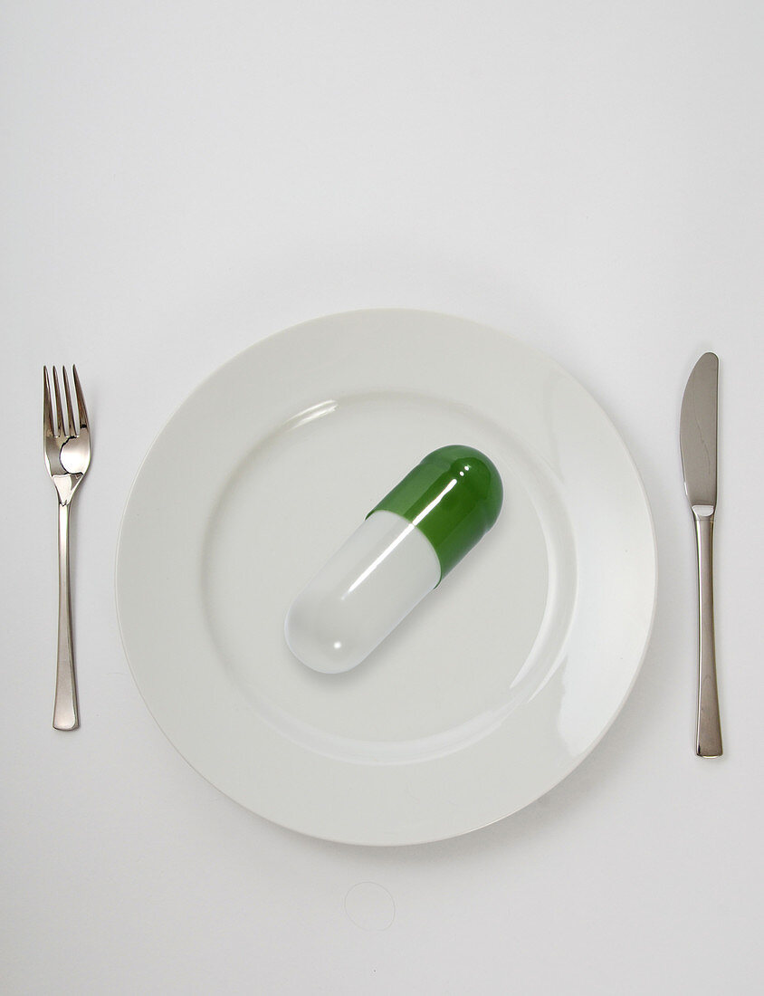 Pill on Plate
