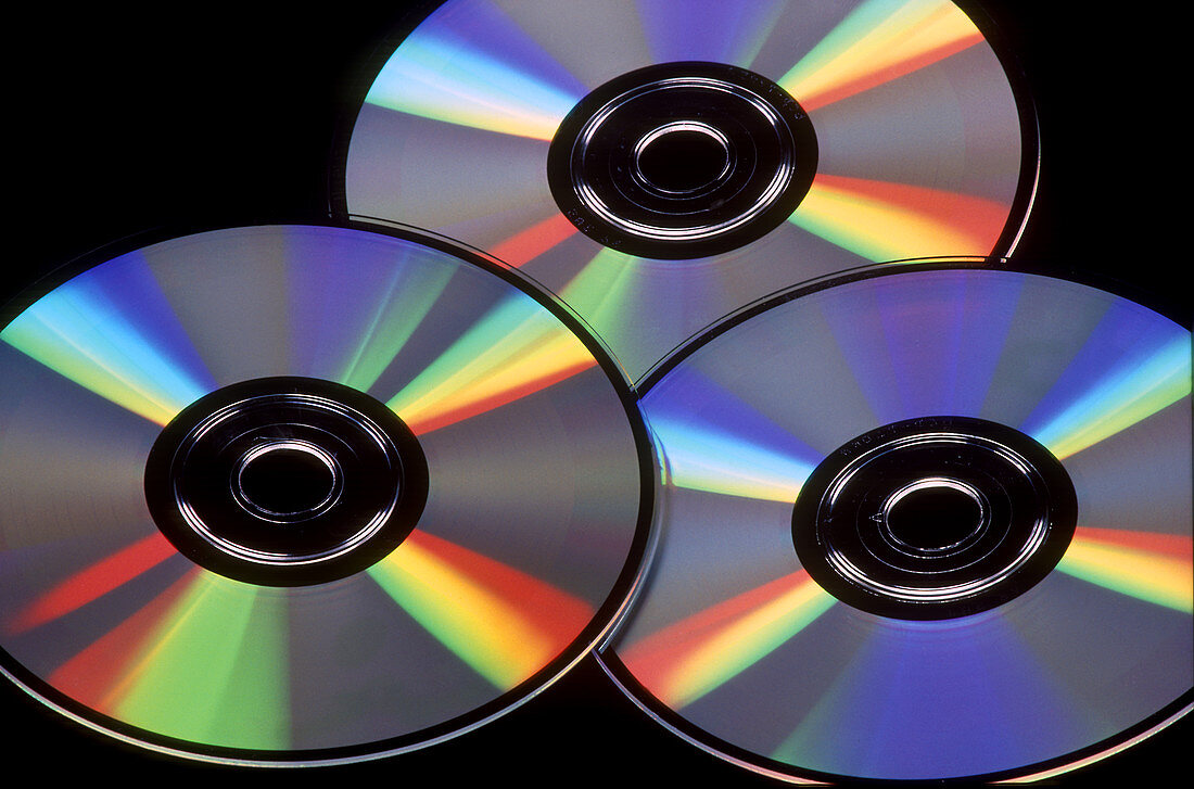 CD's showing Diffraction