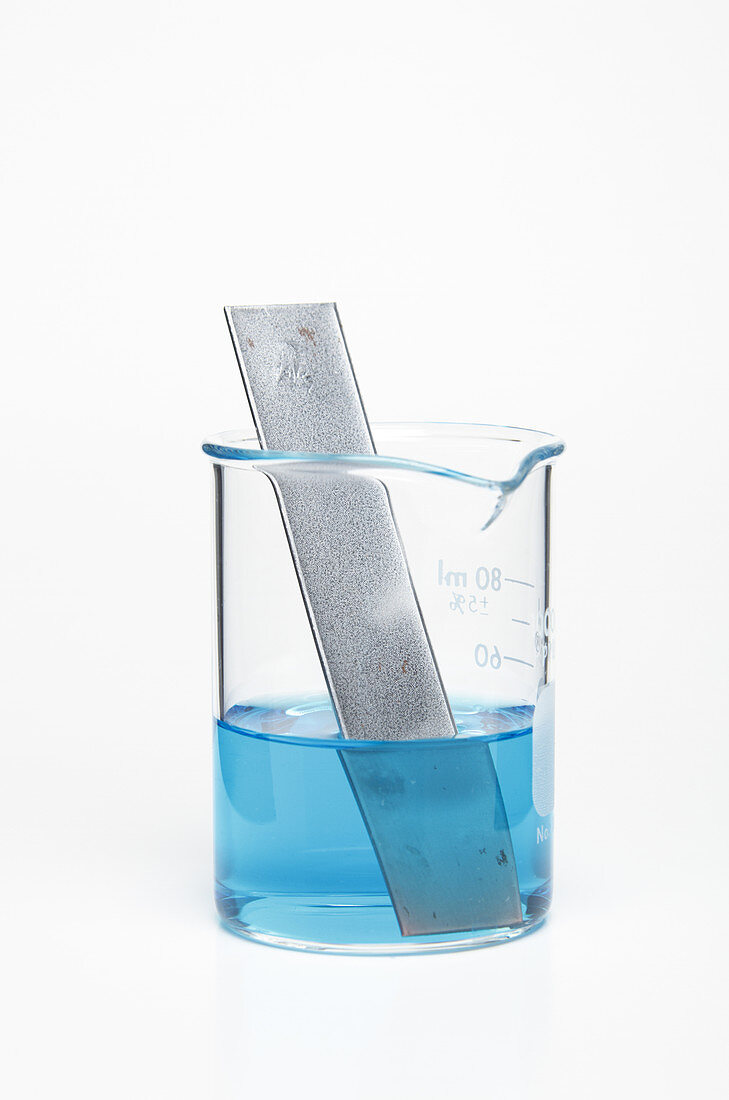 Iron Reacting with Copper Sulfate,2 of 6