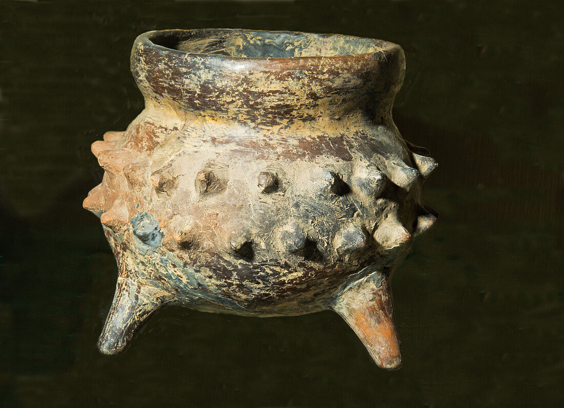 Cherokee Indian Clay Fire Pot