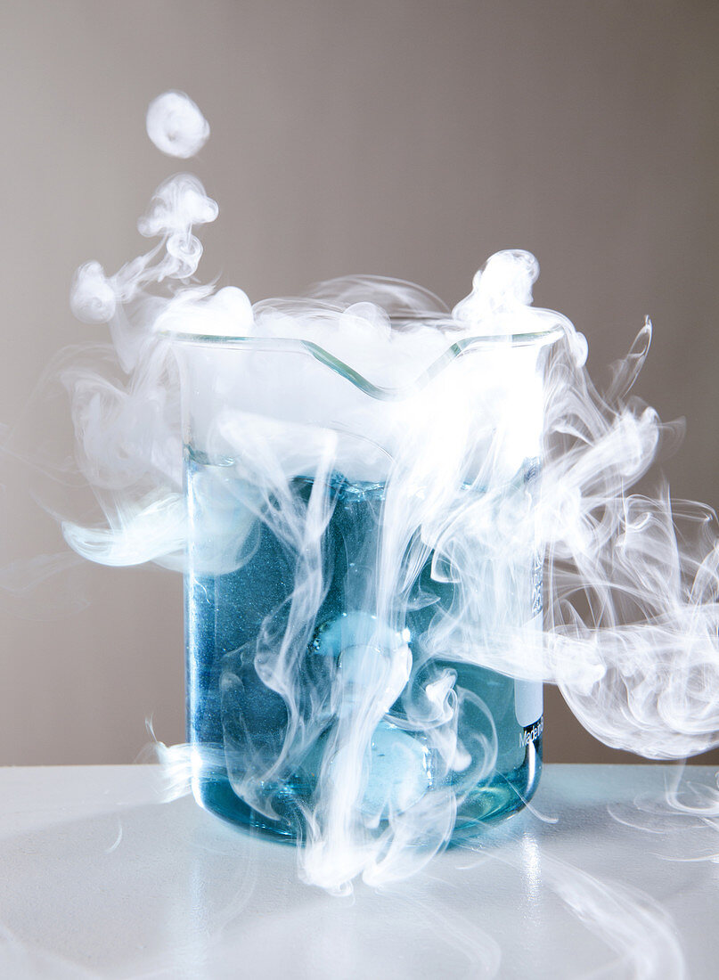 Dry Ice in Bromothymol Blue (1 of 2)