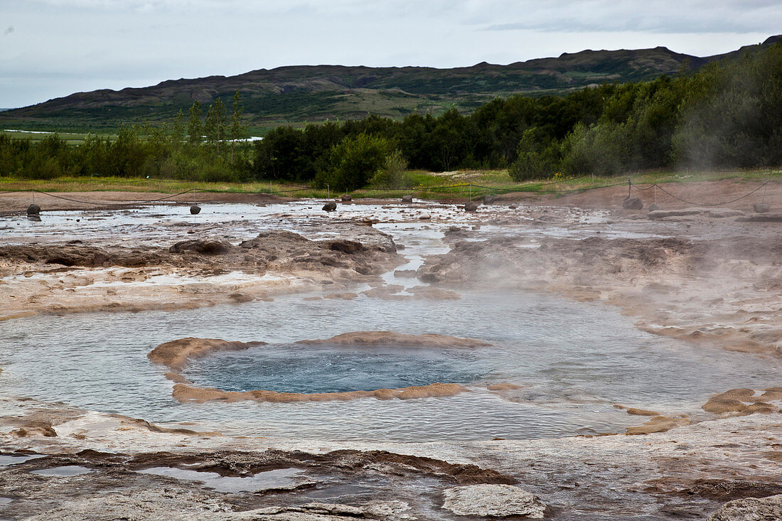 Geysir Eruption Sequence